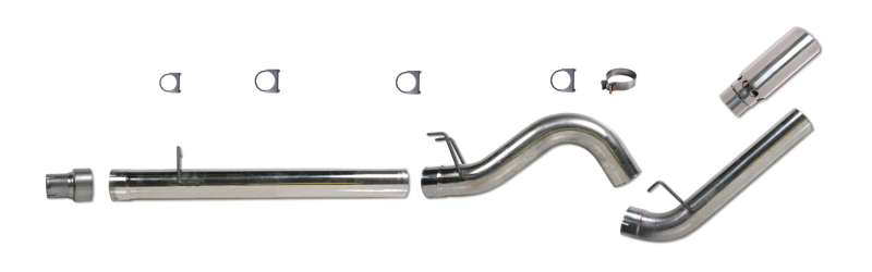 Ford F350 DPF Back Performance Exhaust - Diamond Eye Performance - 5in Single Aluminized - `08-`10